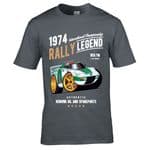 Premium Retro Koolart Rally Legends Design And 1974 Lancia Stratos gift t-shirt